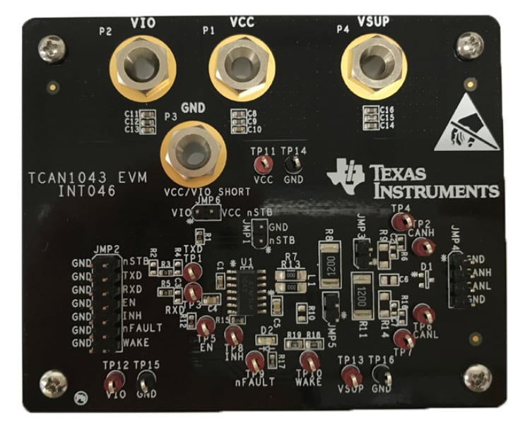 Location Circuit - Texas Instruments TCAN1043DEVM Evaluation Module