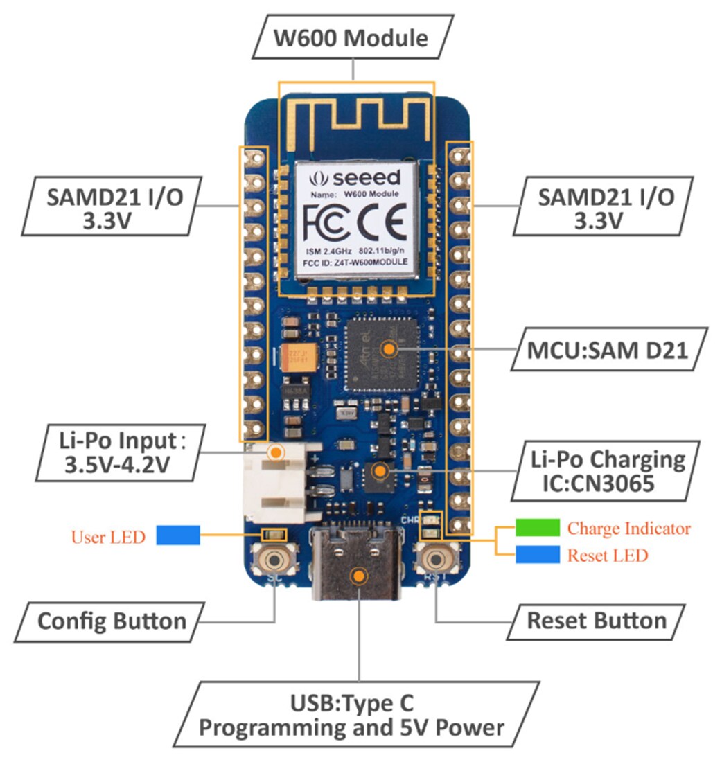 seeed studio Wio Lite W600 ATSAMD21 Cortex-M0 Wireless Development Board