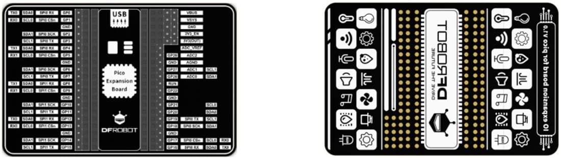 Mechanical Drawing - DFRobot DFR0836 IO Expansion Board for Raspberry Pi Pico
