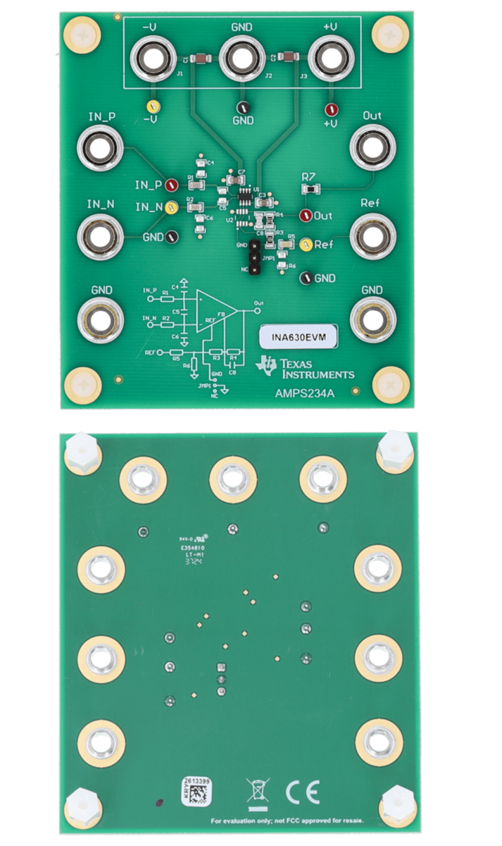 Texas Instruments INA630EVM Evaluation Module