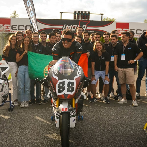 TLMoto team and motorcycle